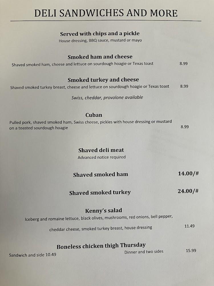 John's Bar-B-Q Menu image 2